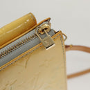 LOUIS VUITTON Monogram Vernis Motto Accessory Pouch Gris M91030 LV Auth 118370-17