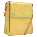 LOUIS VUITTON Monogram Vernis Motto Accessory Pouch Gris M91030 LV Auth 118370-1