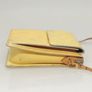 LOUIS VUITTON Monogram Vernis Motto Accessory Pouch Gris M91030 LV Auth 118370-3