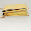 LOUIS VUITTON Monogram Vernis Motto Accessory Pouch Gris M91030 LV Auth 118370-4
