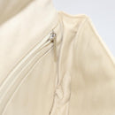 CHANEL Cruise Line Matelasse Clutch Bag Cream Silver CC Auth 118381-18