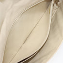 CHANEL Cruise Line Matelasse Clutch Bag Cream Silver CC Auth 118381-11