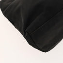 PRADA Hand Bag Nylon Black Silver Auth 118383-13
