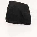 PRADA Hand Bag Nylon Black Silver Auth 118383-3