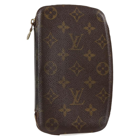 LOUIS VUITTON Monogram Agenda Jeode Travel Case M62950 LV Auth 118384