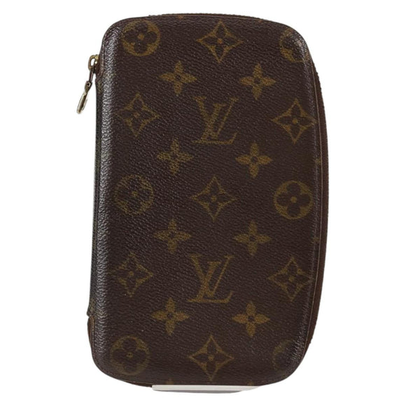 LOUIS VUITTON Monogram Agenda Jeode Travel Case M62950 LV Auth 118384