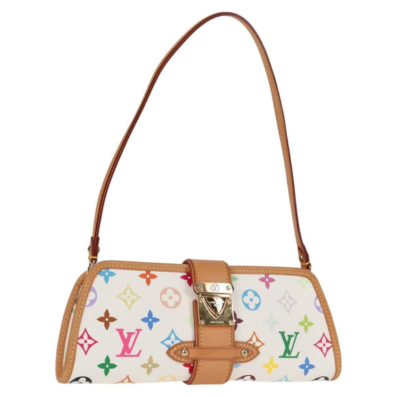 LOUIS VUITTON Multicolor Shirley Shoulder Bag White M40049 LV Auth 118391SV
