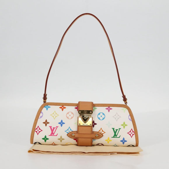 LOUIS VUITTON Multicolor Shirley Shoulder Bag White M40049 LV Auth 118391SV