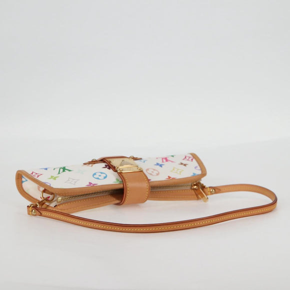 LOUIS VUITTON Multicolor Shirley Shoulder Bag White M40049 LV Auth 118391SV