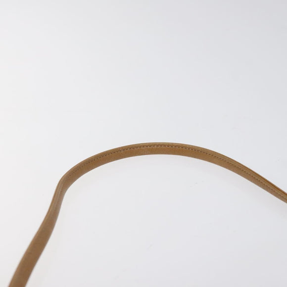 Christian Dior Honeycomb Canvas Shoulder Bag PVC Black Gold Auth 118414