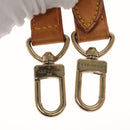 LOUIS VUITTON Adjustable Shoulder Strap Leather 31.5""-39.4"" Beige Auth 118426-10