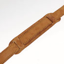 LOUIS VUITTON Adjustable Shoulder Strap Leather 31.5""-39.4"" Beige Auth 118426-6