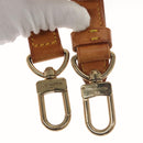 LOUIS VUITTON Adjustable Shoulder Strap Leather 31.5""-39.4"" Beige Auth 118426-9