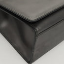 GUCCI Shoulder Bag Leather Brown Gold Auth 118429-9