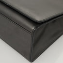 GUCCI Shoulder Bag Leather Brown Gold Auth 118429-14