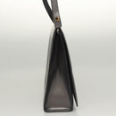 GUCCI Shoulder Bag Leather Brown Gold Auth 118429-4