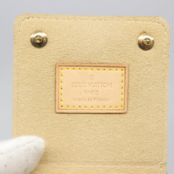 LOUIS VUITTON Monogram Jewelry case Jewelry Box LV Auth 118432