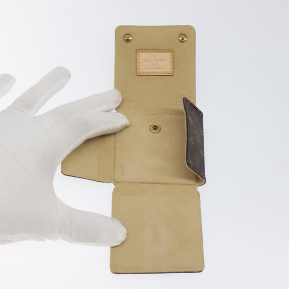 LOUIS VUITTON Monogram Jewelry case Jewelry Box LV Auth 118432