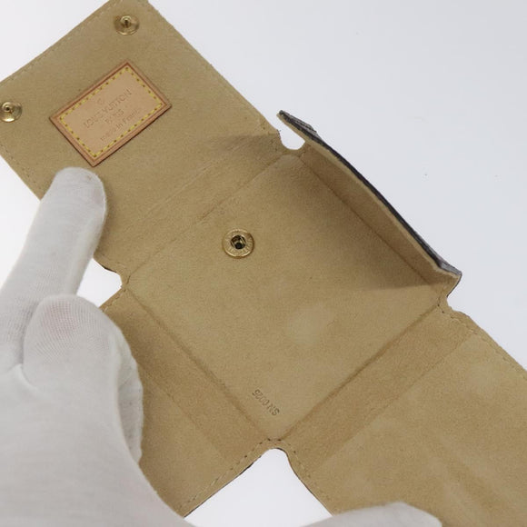 LOUIS VUITTON Monogram Jewelry case Jewelry Box LV Auth 118432