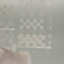 LOUIS VUITTON Paperweight 3D Paper Weight Crystal glass Clear LV Auth 118434-10