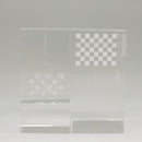 LOUIS VUITTON Paperweight 3D Paper Weight Crystal glass Clear LV Auth 118434-3