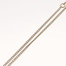 CHANEL Bike Necklace metal Silver CC Auth 118435-14