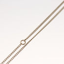CHANEL Bike Necklace metal Silver CC Auth 118435-15