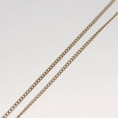 CHANEL Bike Necklace metal Silver CC Auth 118435-17