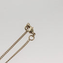 CHANEL Bike Necklace metal Silver CC Auth 118435-19