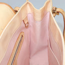 LOUIS VUITTON Vernis Biscayne Bay GM Bag Marshmallow Pink M91284 LV Auth 118449-18