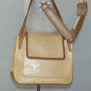 LOUIS VUITTON Vernis Biscayne Bay GM Bag Marshmallow Pink M91284 LV Auth 118449-22