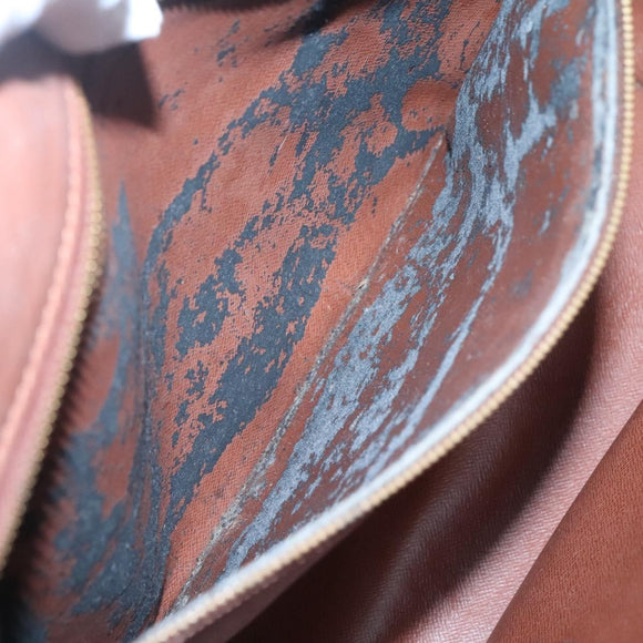 LOUIS VUITTON Monogram Sac Weekend PM Hand Bag M42425 LV Auth 118450