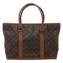 LOUIS VUITTON Monogram Sac Weekend PM Hand Bag M42425 LV Auth 118450-13