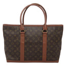 LOUIS VUITTON Monogram Sac Weekend PM Hand Bag M42425 LV Auth 118450-2