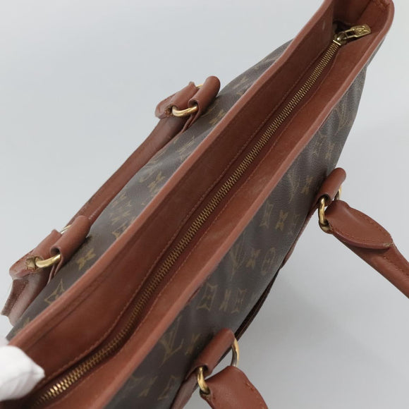 LOUIS VUITTON Monogram Sac Weekend PM Hand Bag M42425 LV Auth 118450