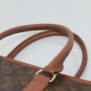LOUIS VUITTON Monogram Sac Weekend PM Hand Bag M42425 LV Auth 118450-14
