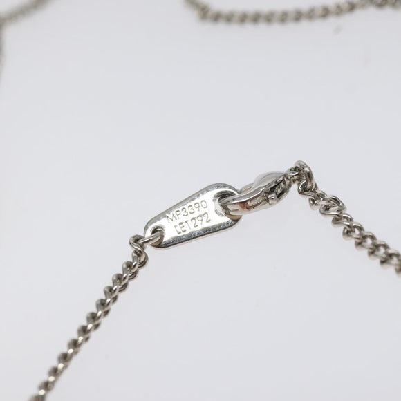 LOUIS VUITTON Collier LV Crazy Animals Frog Necklace Silver MP3390 Auth 118462