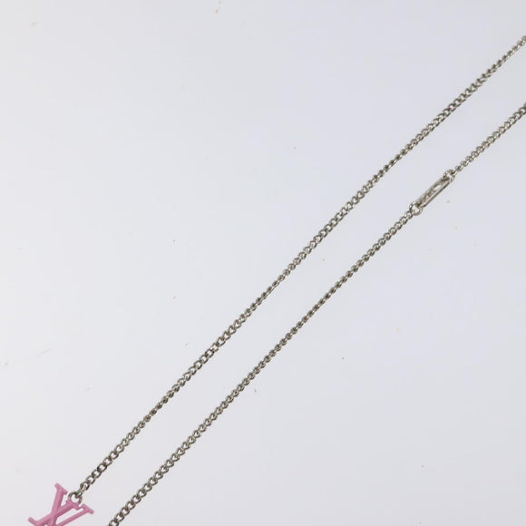 LOUIS VUITTON Collier LV Crazy Animals Frog Necklace Silver MP3390 Auth 118462