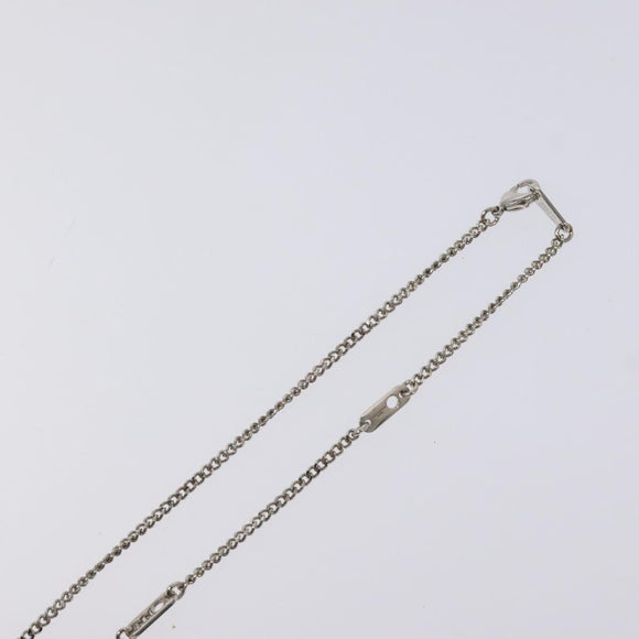 LOUIS VUITTON Collier LV Crazy Animals Frog Necklace Silver MP3390 Auth 118462