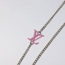 LOUIS VUITTON Collier LV Crazy Animals Frog Necklace Silver MP3390 Auth 118462-8