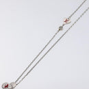 LOUIS VUITTON Pendant Vivienne Necklace metal Silver M00831 LV Auth 118463-4