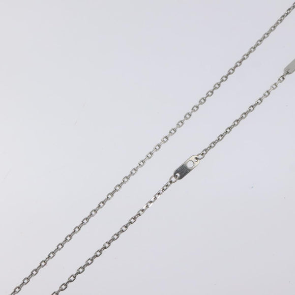 LOUIS VUITTON Pendant Vivienne Necklace metal Silver M00831 LV Auth 118463