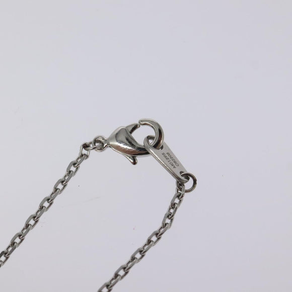 LOUIS VUITTON Pendant Vivienne Necklace metal Silver M00831 LV Auth 118463