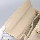 GUCCI Bamboo Hand Bag Leather 2way Beige Gold 002 2855 0322 0 Auth 118505-17