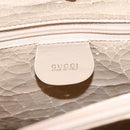 GUCCI Bamboo Hand Bag Leather 2way Beige Gold 002 2855 0322 0 Auth 118505-18