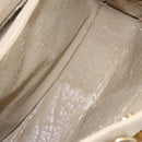 GUCCI Bamboo Hand Bag Leather 2way Beige Gold 002 2855 0322 0 Auth 118505-11