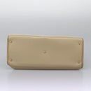 GUCCI Bamboo Hand Bag Leather 2way Beige Gold 002 2855 0322 0 Auth 118505-5