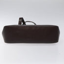 BURBERRY Nova Check Hand Bag Canvas Beige Gold Auth 118521-5