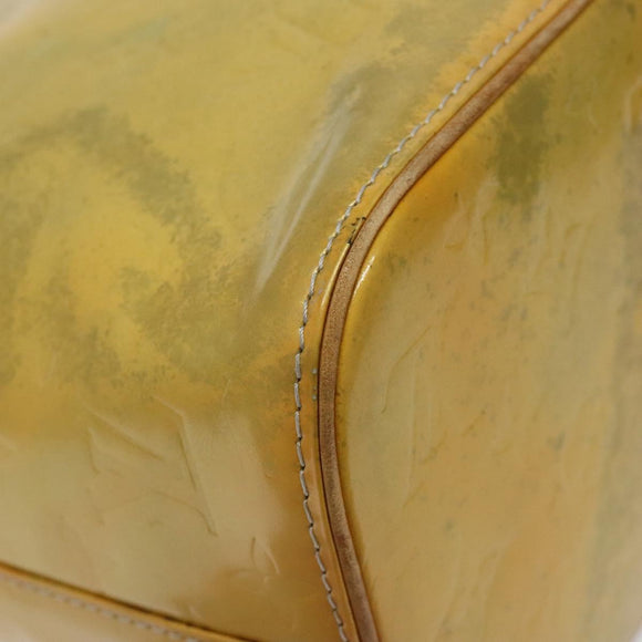 LOUIS VUITTON Monogram Vernis Houston Hand Bag Gris M91053 LV Auth 118524