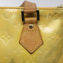 LOUIS VUITTON Monogram Vernis Houston Hand Bag Gris M91053 LV Auth 118524-10